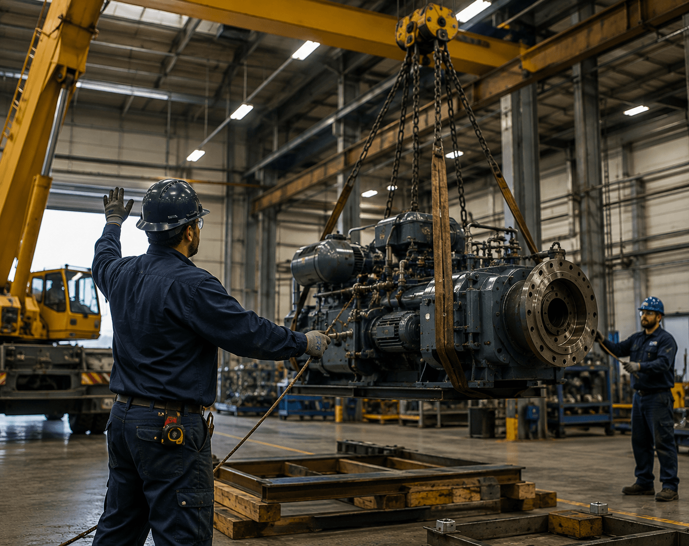 Industrial Equipment Installation Rigging img